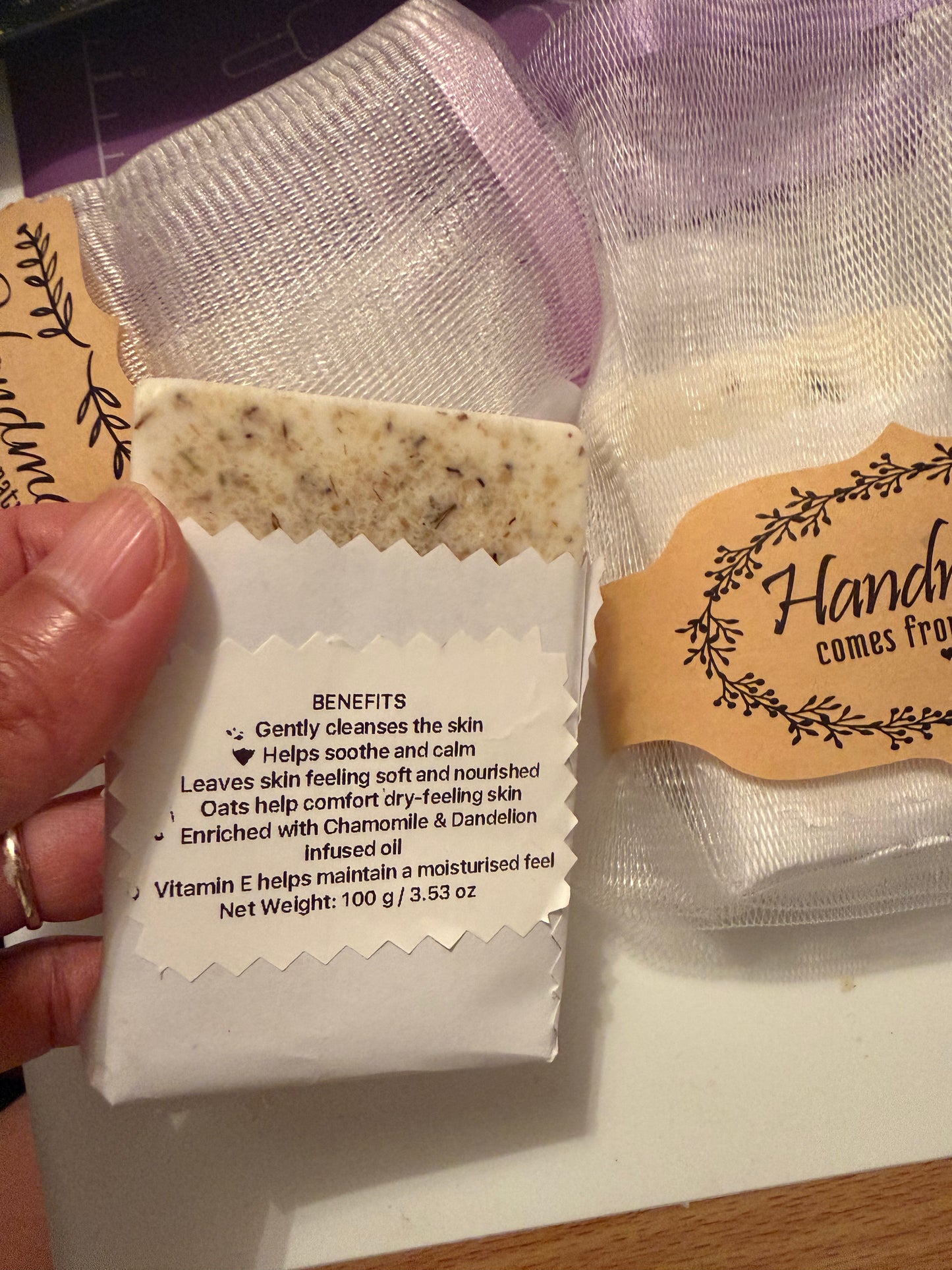 Lavender Bloom Soap Bundle – 5 Handmade Bars